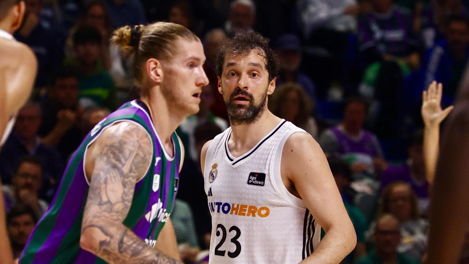 El Unicaja - Real Madrid de Liga Endesa, en fotos