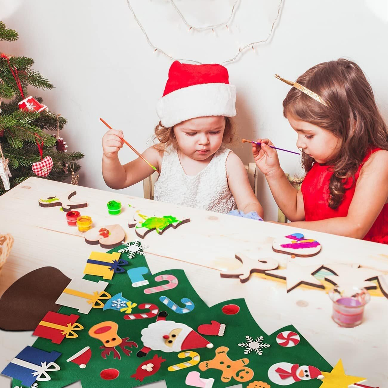 Árbol de Navidad de fieltro