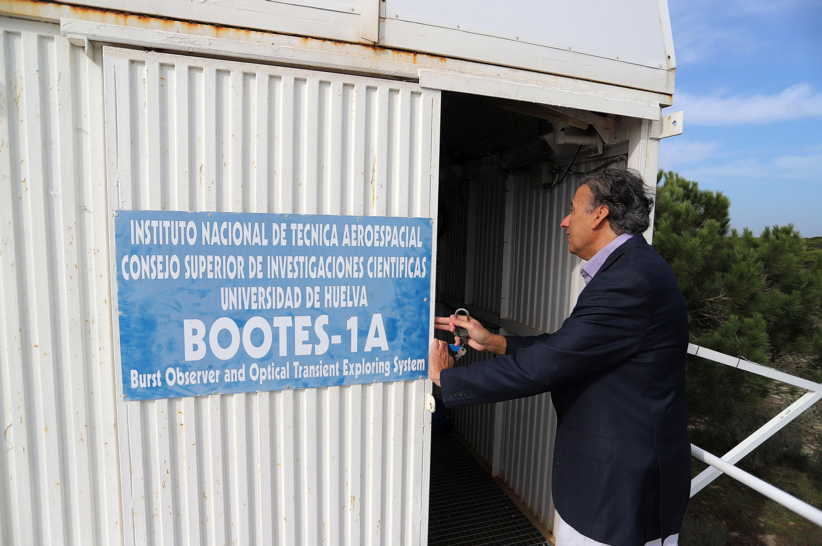 La red mundial de telescopios espaciales con sede en Huelva, en imágenes