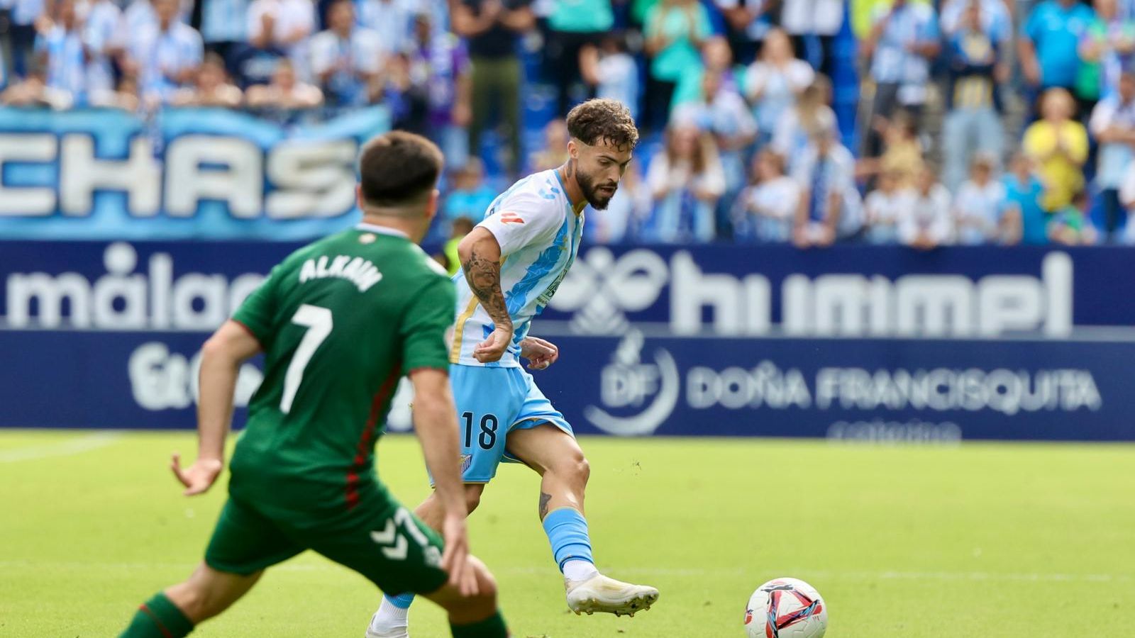 El Málaga CF - Eibar, en fotos