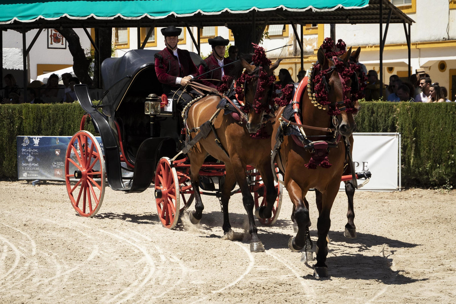 Puro espectáculo en el Concurso de Enganches de la Feria del Caballo de Jerez
