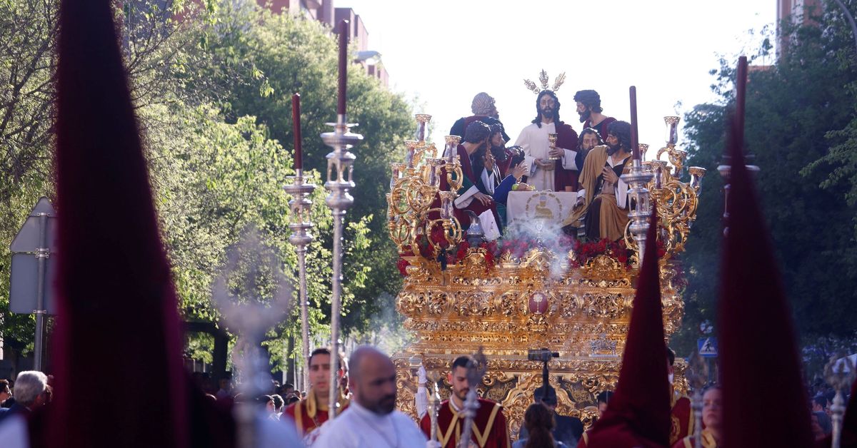 La Sagrada Cena en el Jueves Santo de Córdoba 2026, en fotos