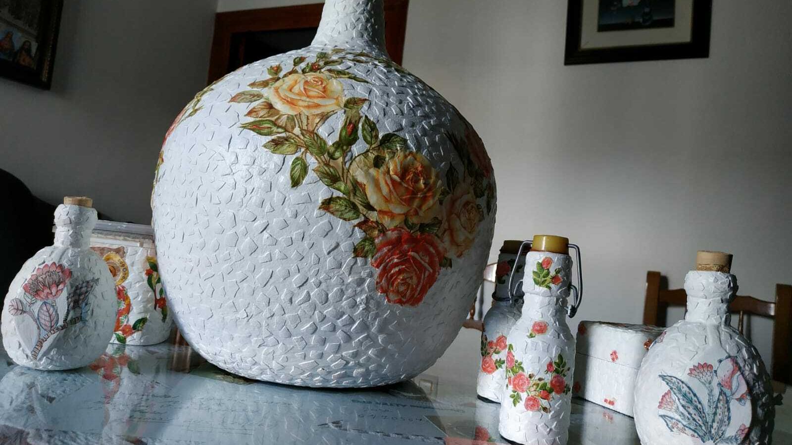 Una garrafa con tres cuartos de siglo de antigüedad.