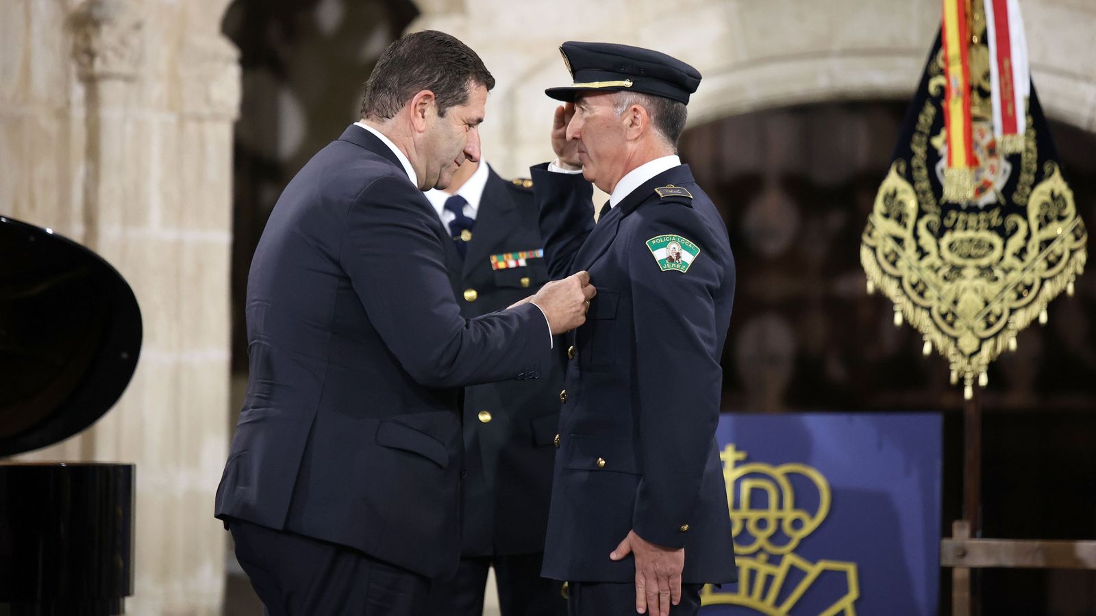 Entrega de medallas de la Asociación Santo Ángel de la Policía Nacional de Jerez