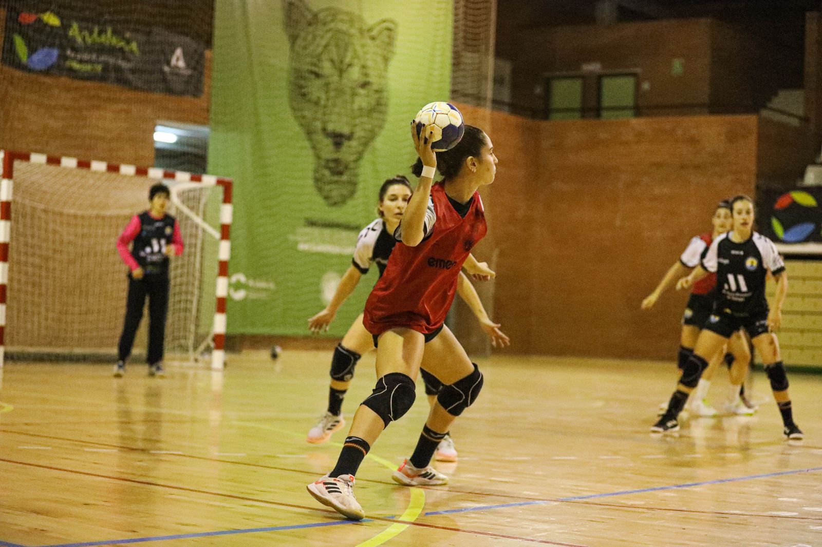 Jugadoras del Costa del Sol durante un entrenamiento.