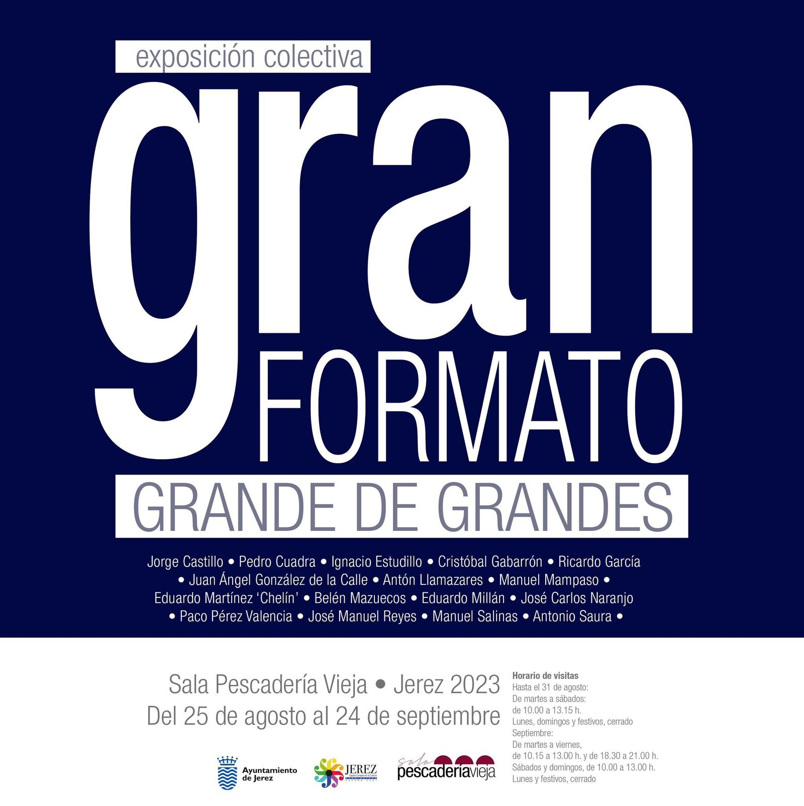 Cartel de la exposición colectiva.