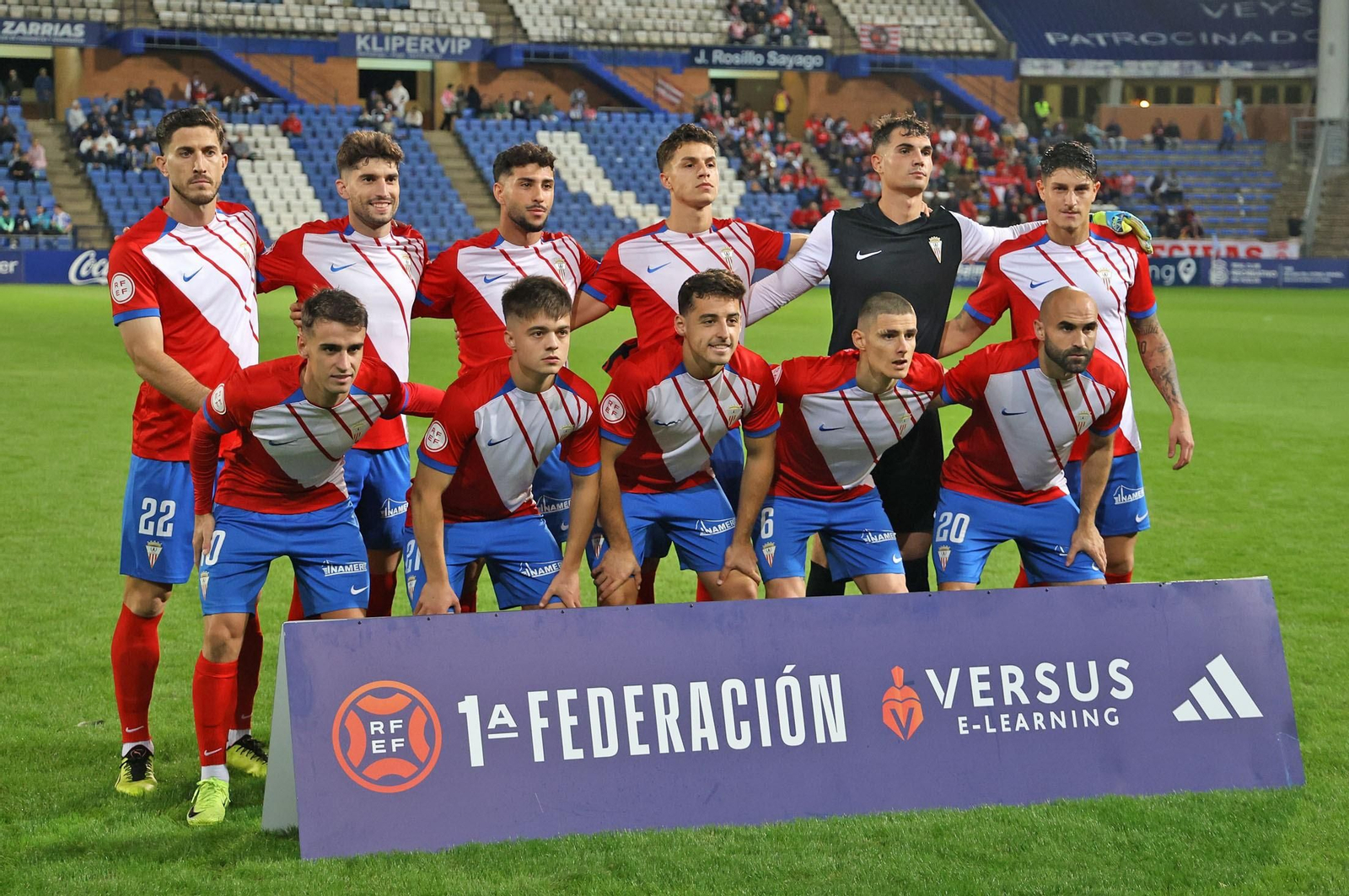 El once del Algeciras en Huelva.
