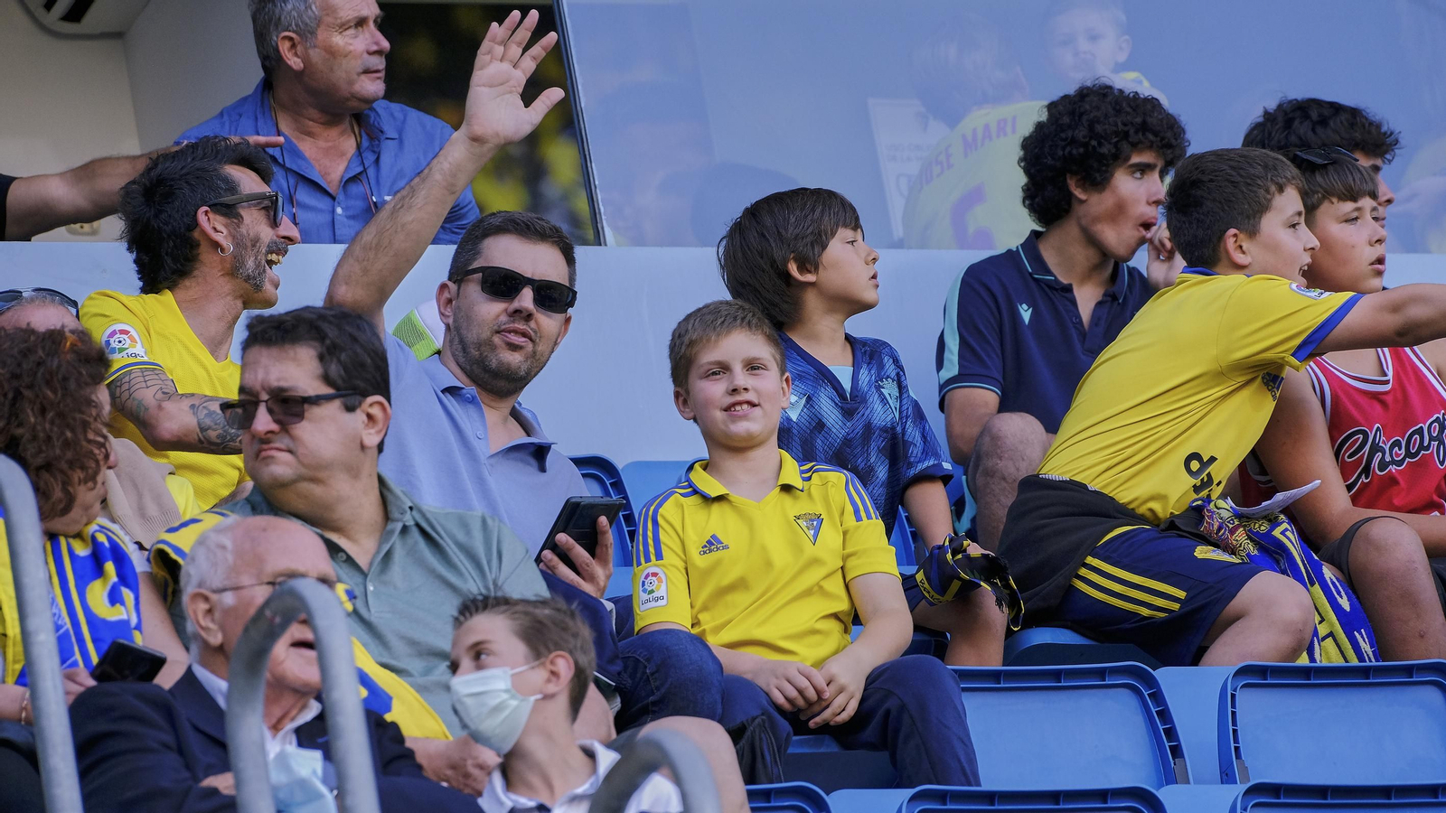 Ambiente  cadista durante el Cádiz CF - Real Madrid
