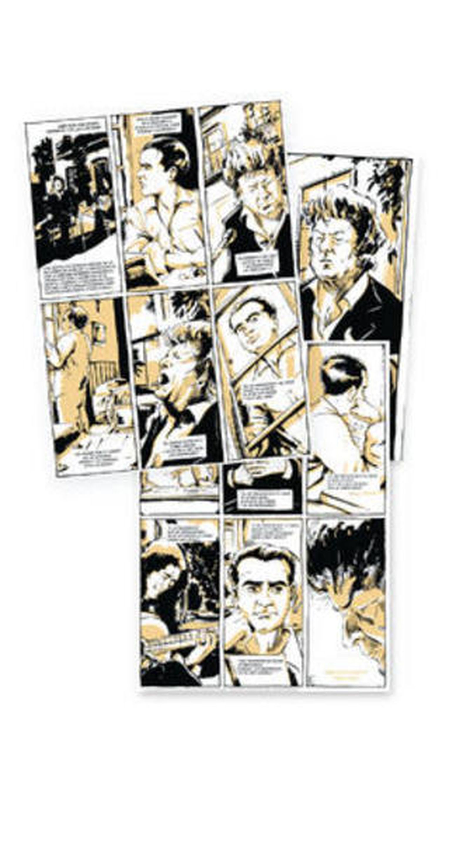 Dibujantes de cómic transforman la pena negra en viñetas a todo color