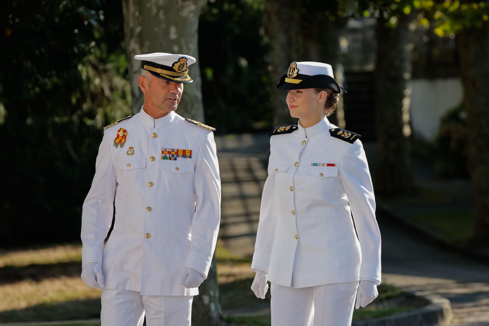 Las fotos del ingreso de la Princesa de Asturias en la Escuela Naval de Marín
