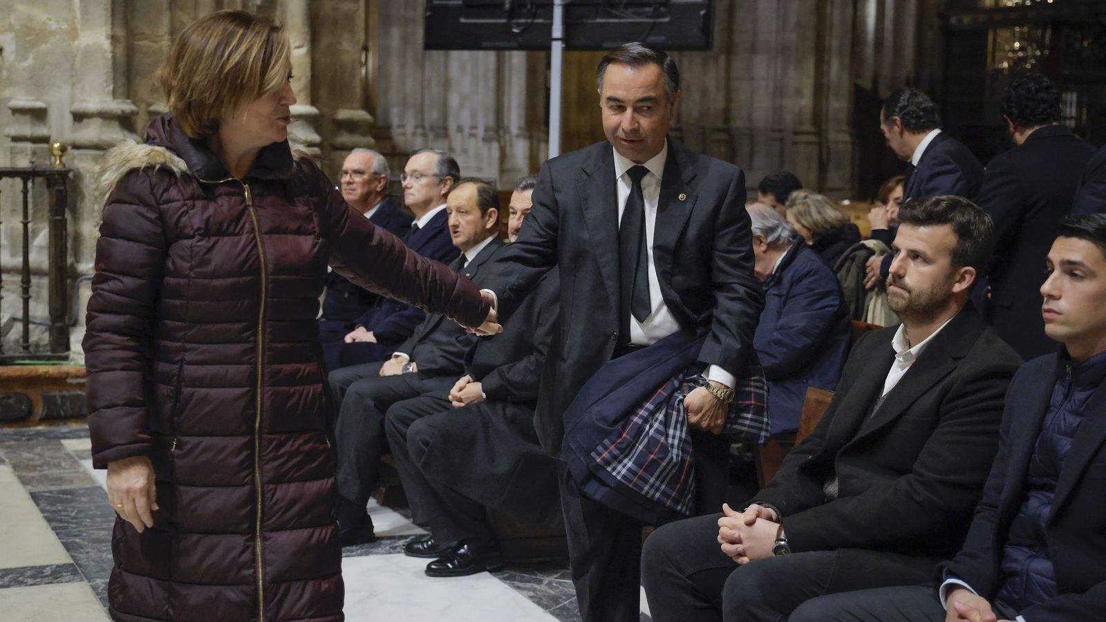 Misa funeral por las víctimas de Adamuz y el maquinista sevillano fallecido en Gelida