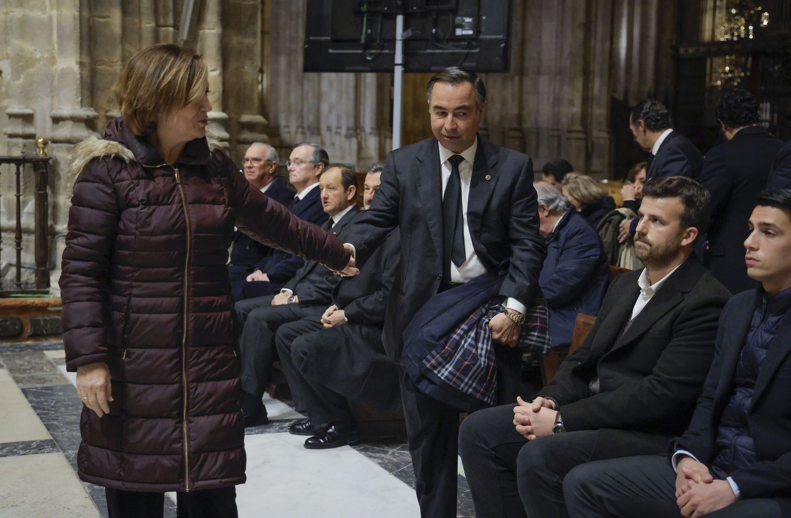 Misa funeral por las víctimas de Adamuz y el maquinista sevillano fallecido en Gelida