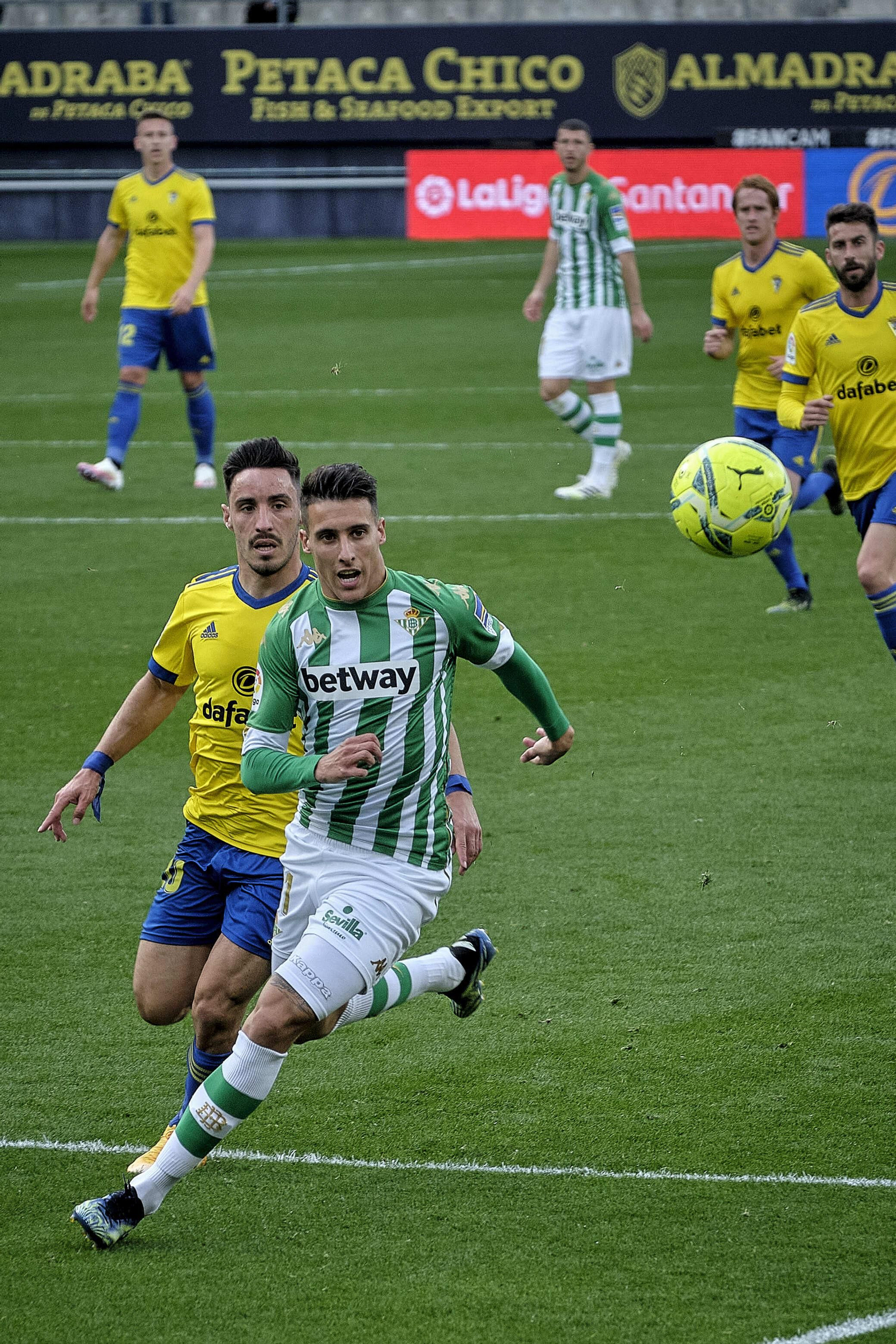 Partido Cádiz CF - Real Betis. Partido Cádiz CF - Real Betis.