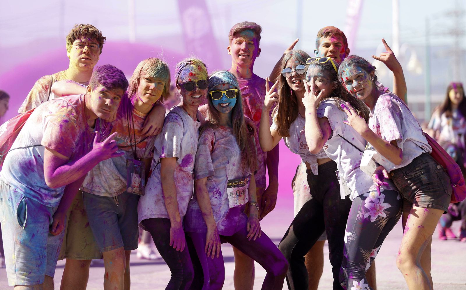 Las tonalidades de la Holi Life, en imágenes