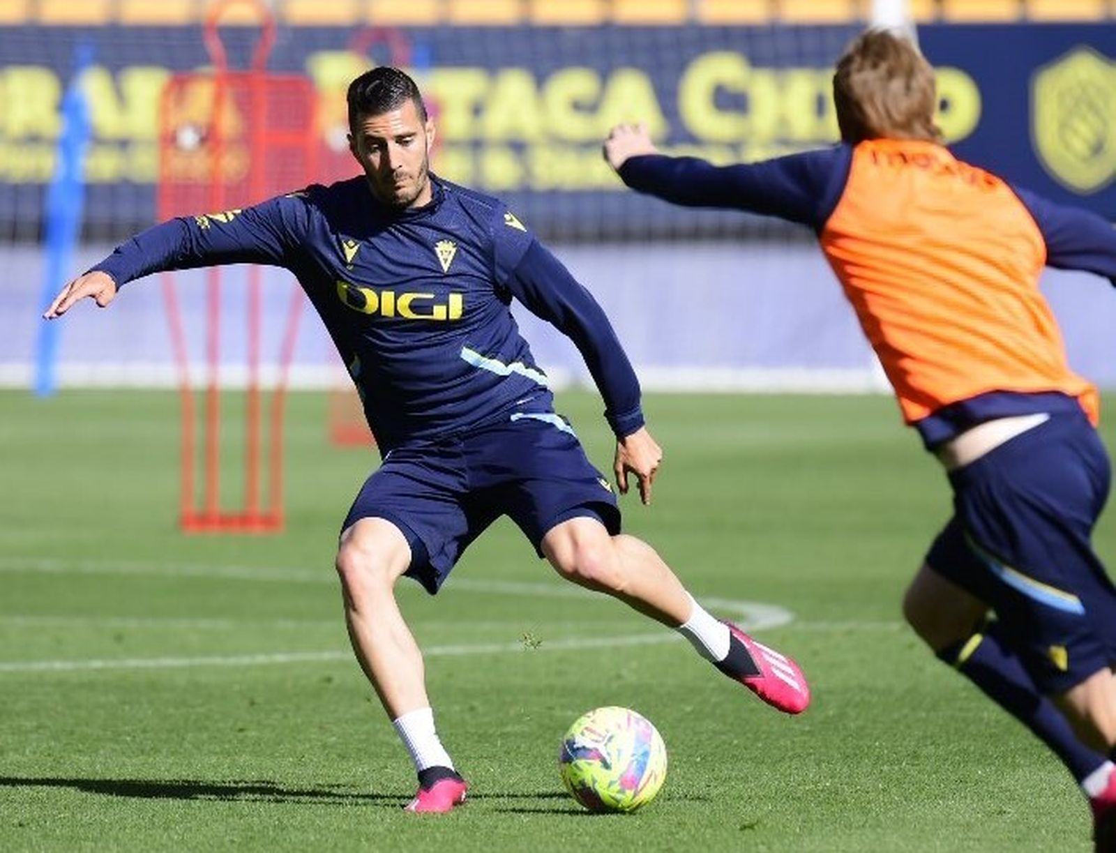 Sergi Guardiola durante la sesión del miércoles.