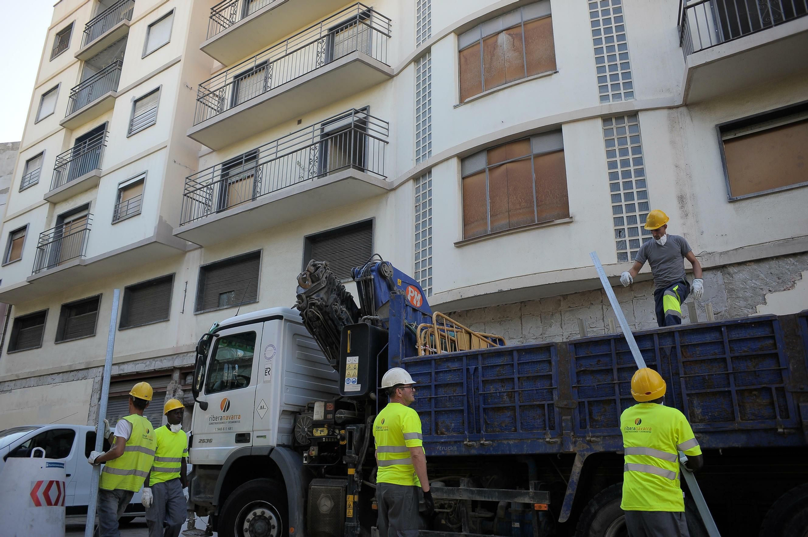 Fotos del comienzo de los trabajos para la demolición del Astoria