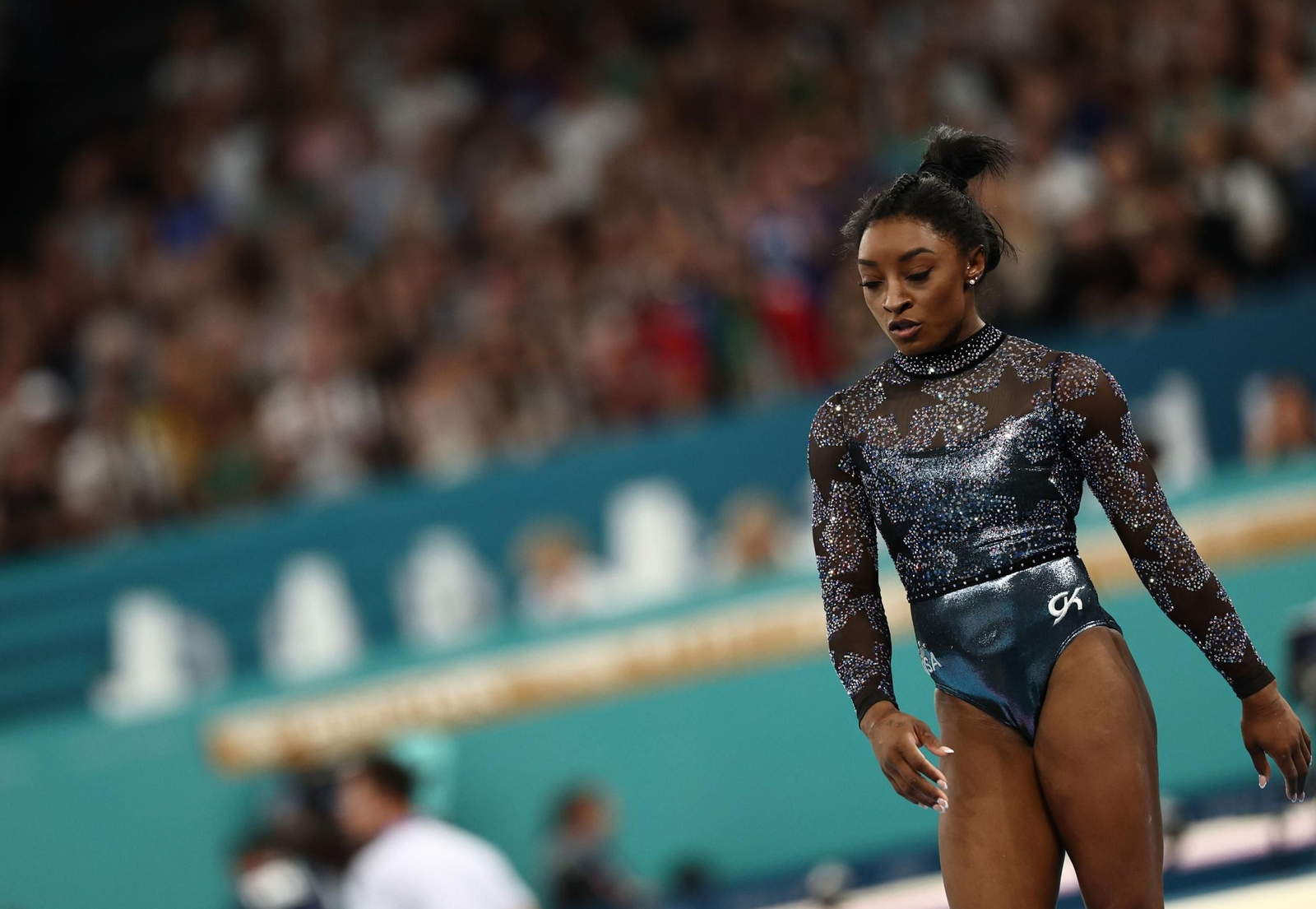 Las fotos de la primera actuación se Simone Biles en los Juegos Olímpicos de París