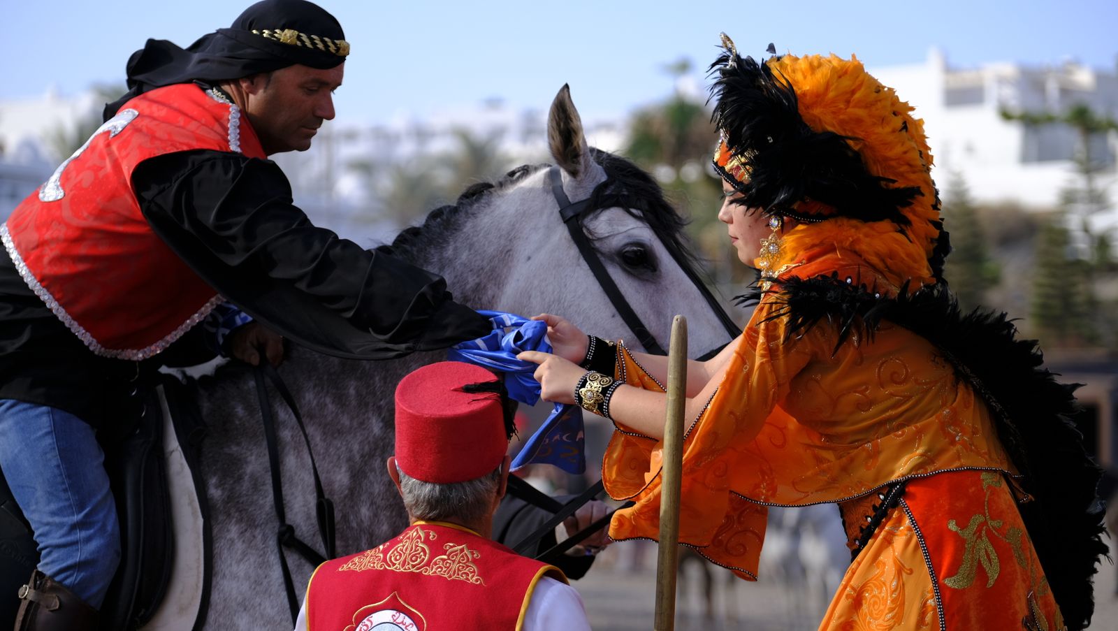 Moros y Cristianos de Mojácar en la Playa del Lance, en imágenes
