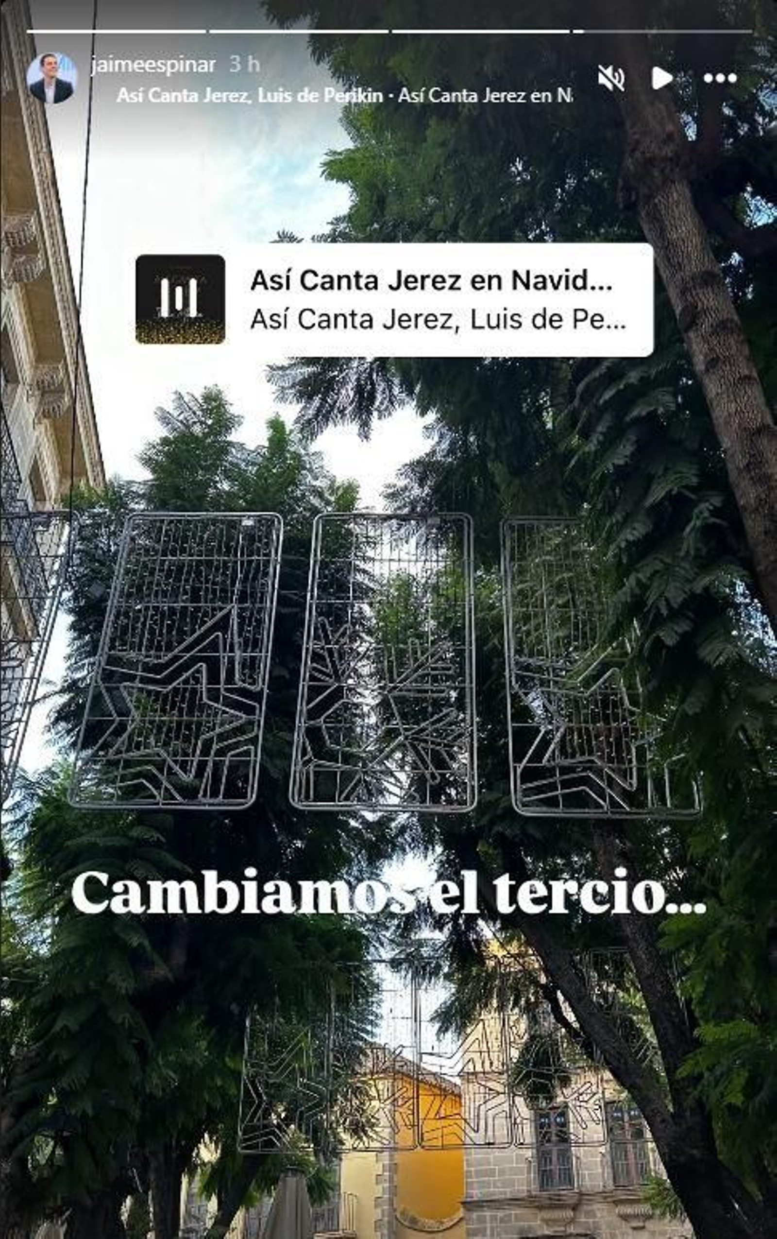 Imagen compartida en redes por Jaime Espinar.