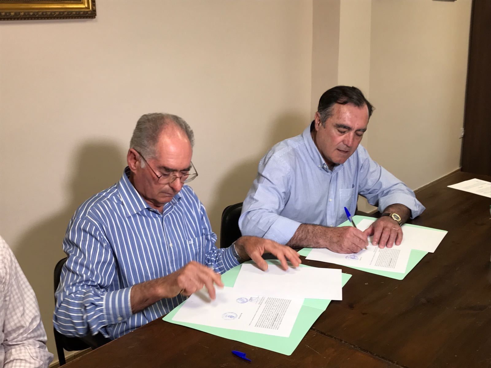 Antonio Palacio y José Ramón Estévez, presidentes de Covisan y Grupo Estévez.