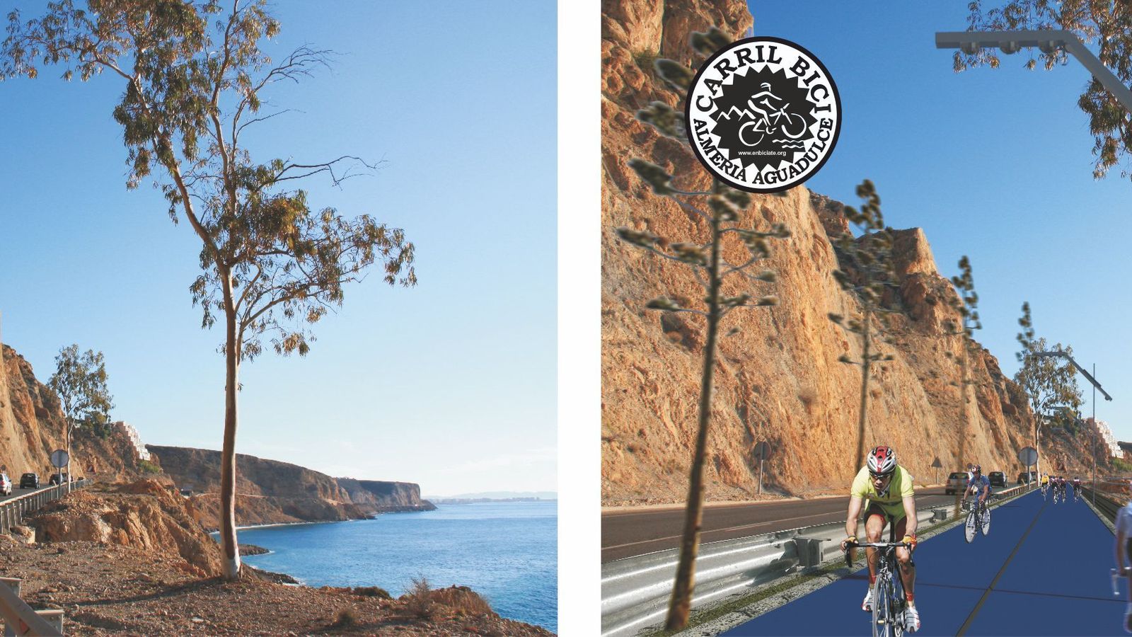 Propuesta de la asociación EnBiciate para crear un carril bici en El Cañarete