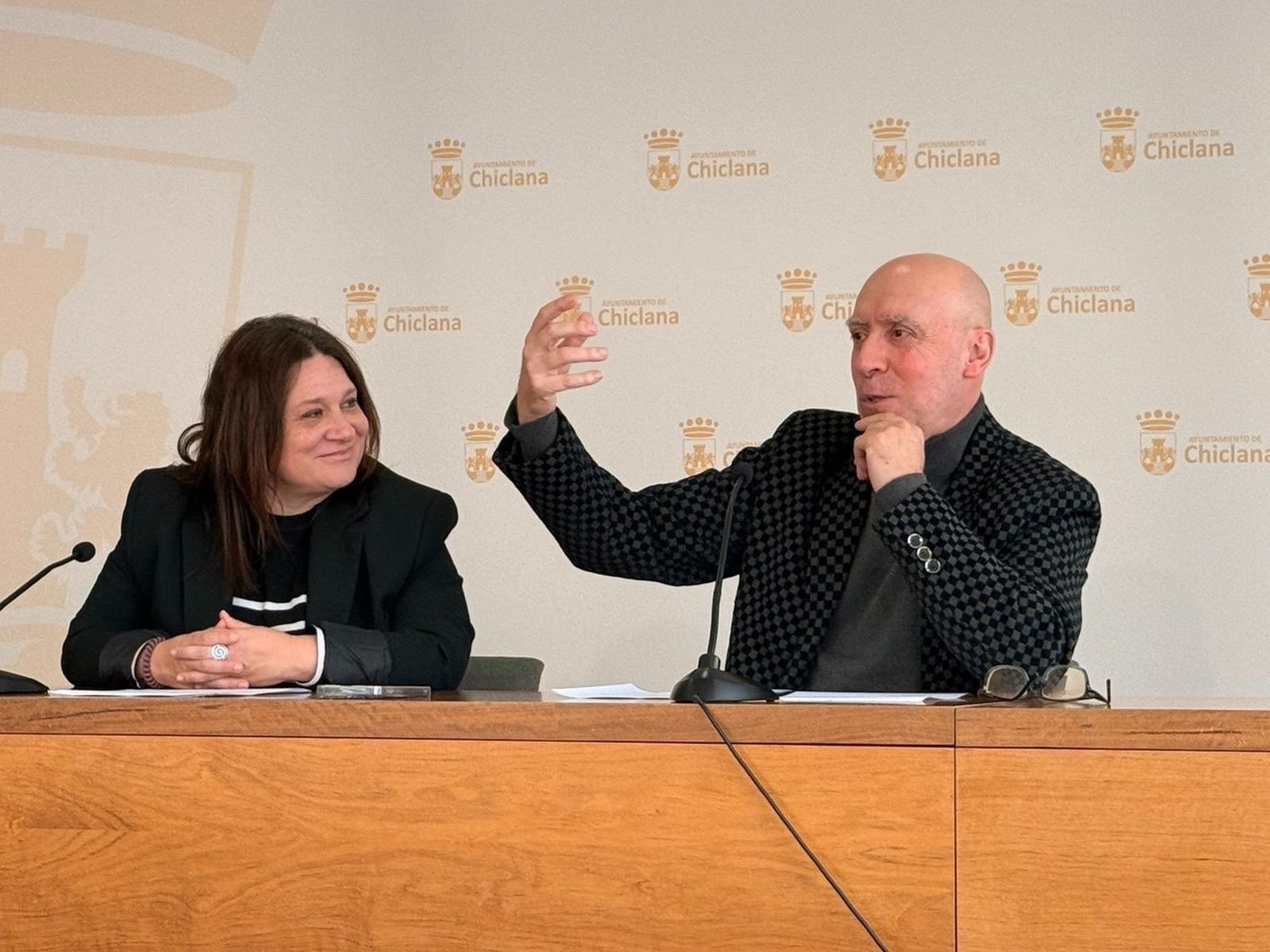 Un momento de esta rueda de prensa.