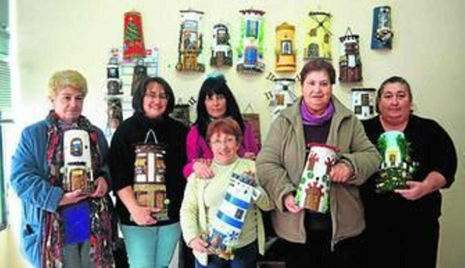 El grupo de mujeres que conforma la asociación.