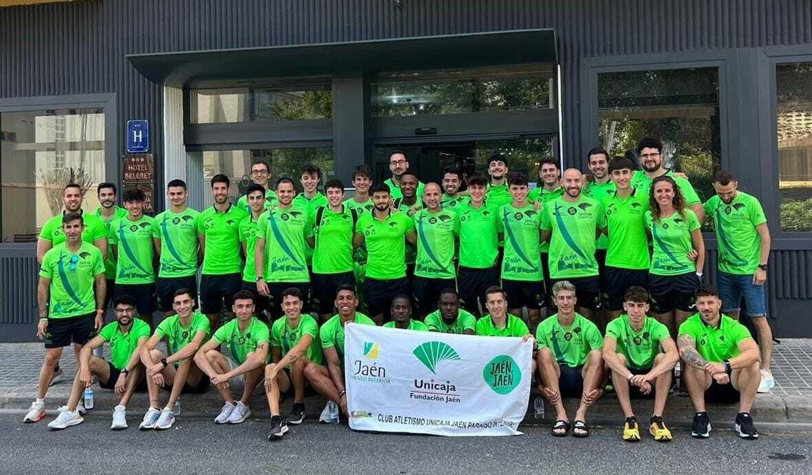 El equipo masculina del Unicaja Jaén Paraíso Interior 'estrena' hoy la pista Ángel Cortés.