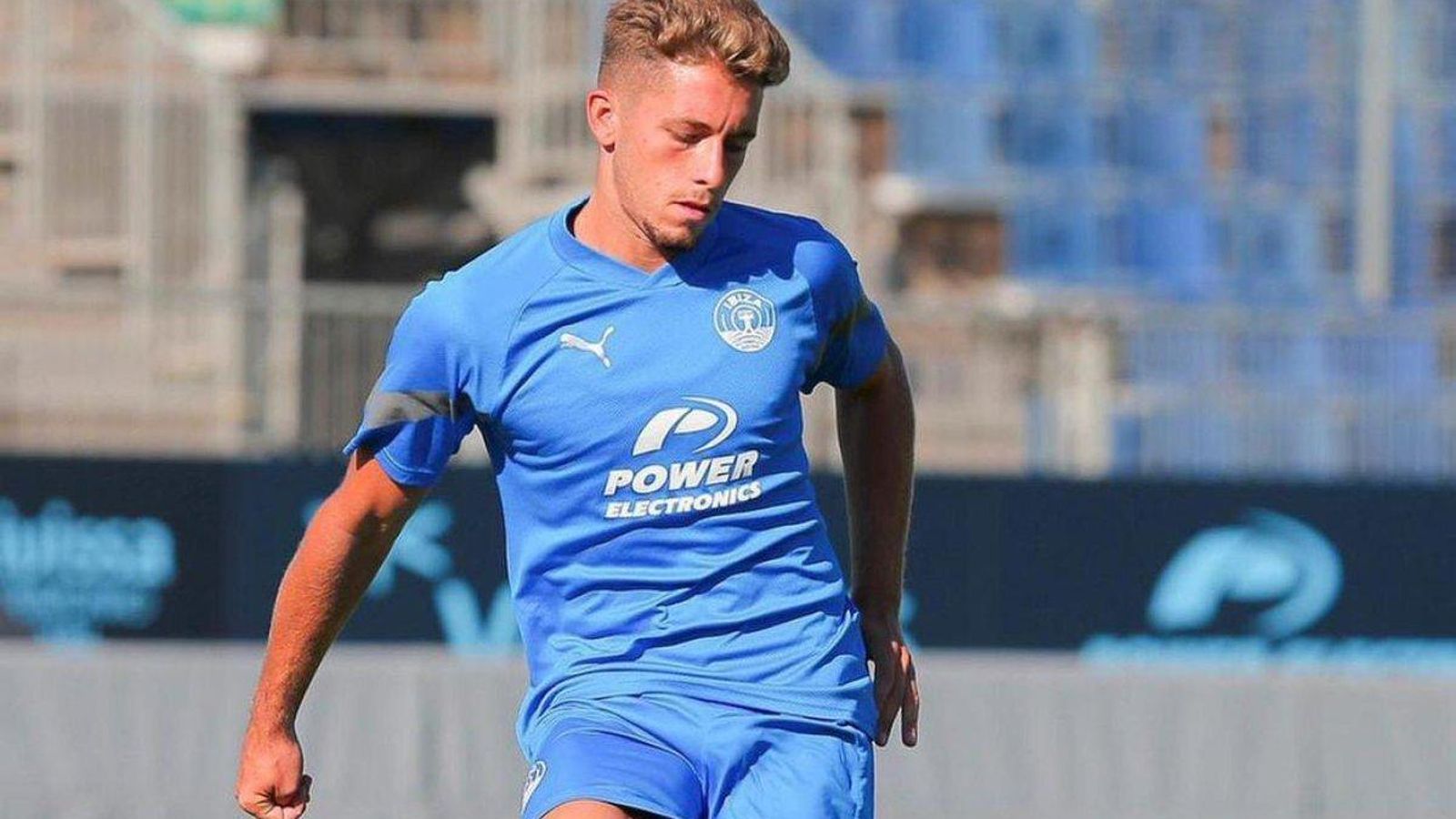 Isma Ruiz durante su estancia en el Ibiza.