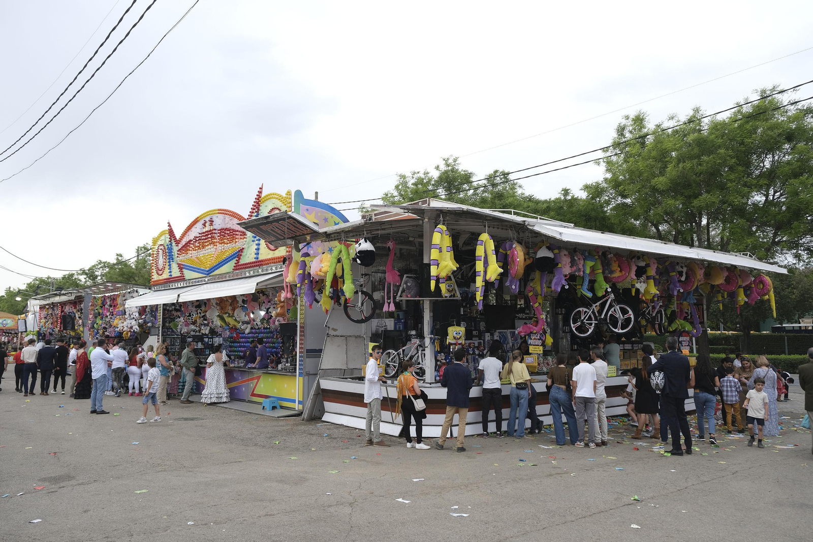 Ambiente un viernes de feria. La calle del infierno