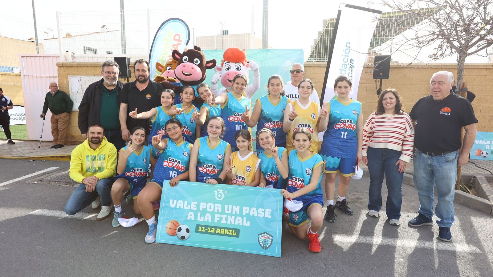 CD Roquetas BC, ganadoras de Baloncesto Femenino de la 13ª Copa COVAP en Huércal de Almería