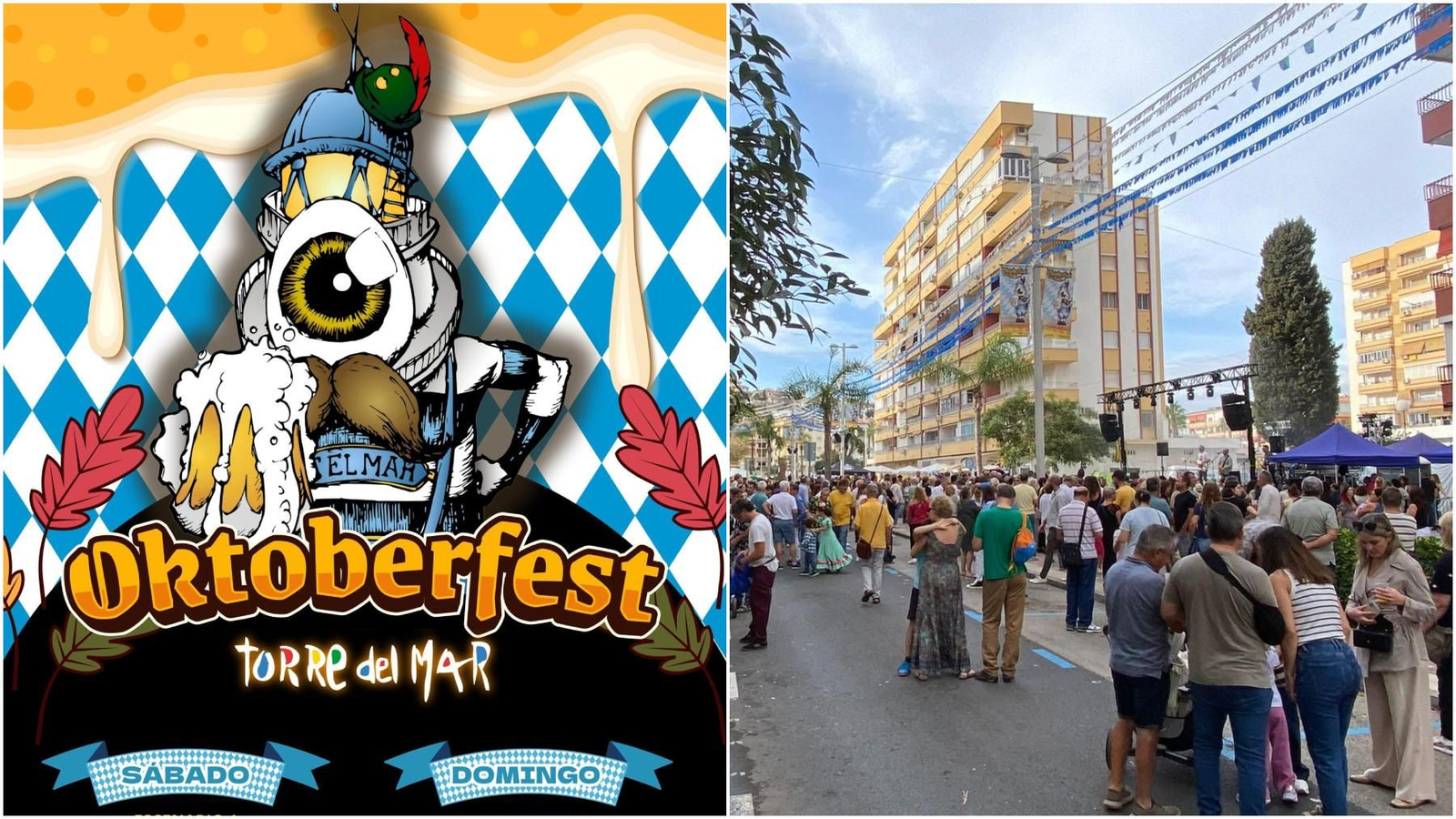 El cartel del Oktoberfest de Torre del Mar.