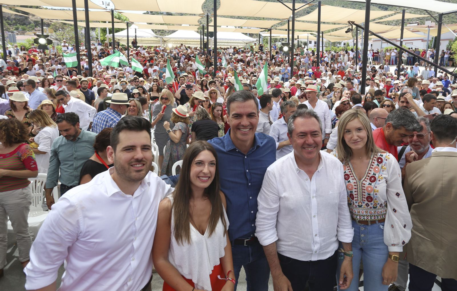 El acto del PSOE de este sábado en Cártama, en fotos