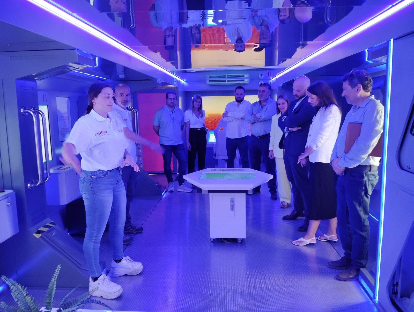 El interior del escape room de Finexit.