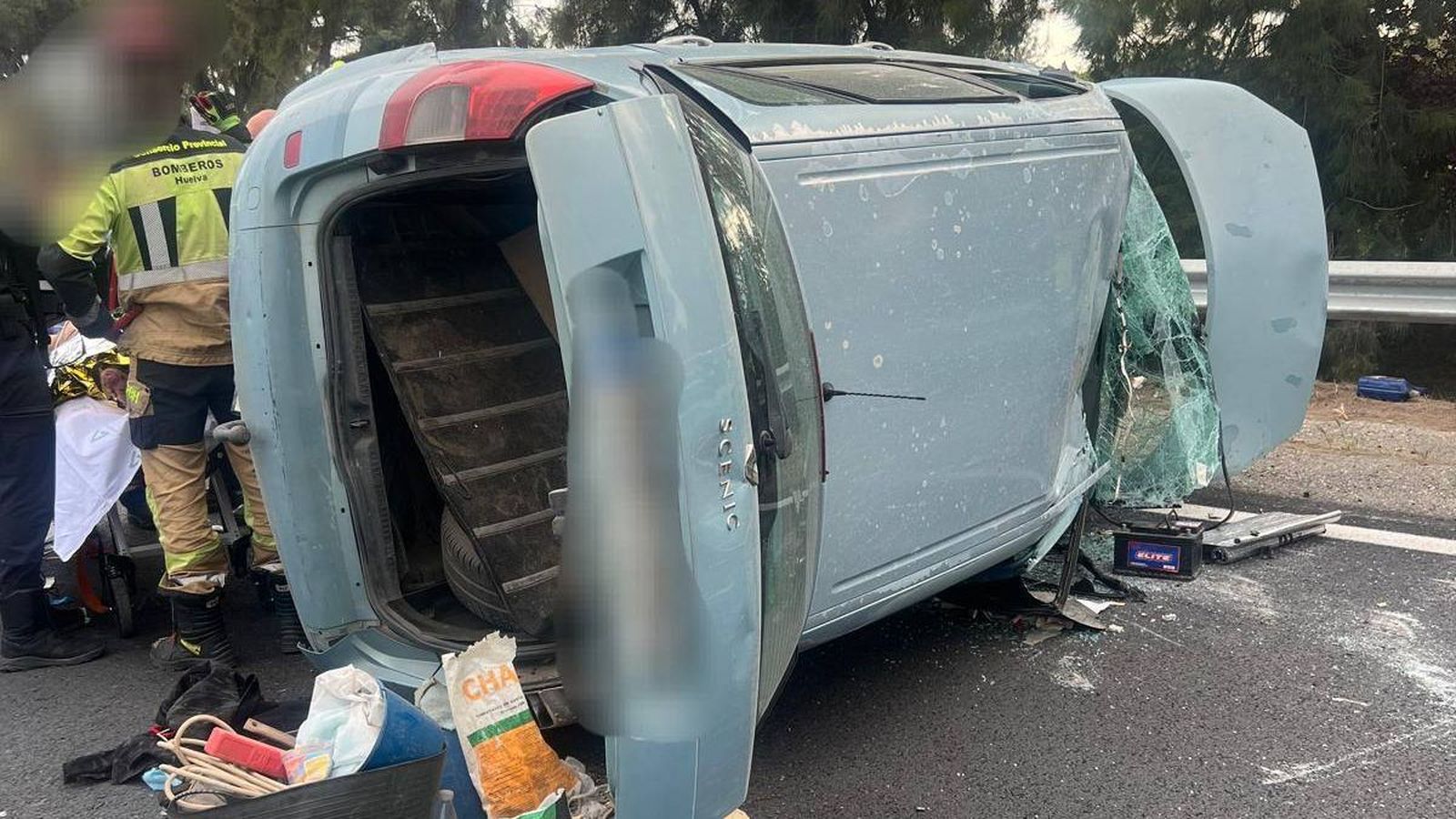 Una persona herida muy grave en un accidente entre Bollullos y Almonte ...