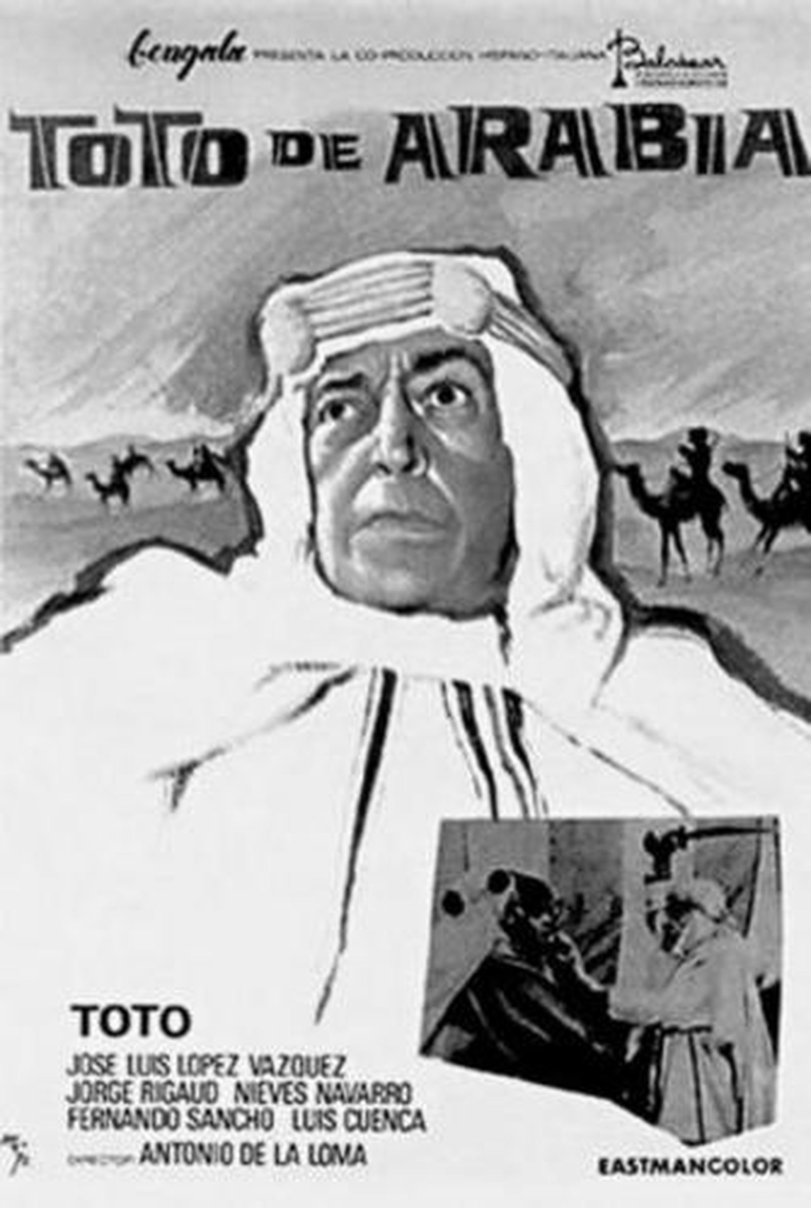 Cartel de la película 'Toto de Arabia' (1964).