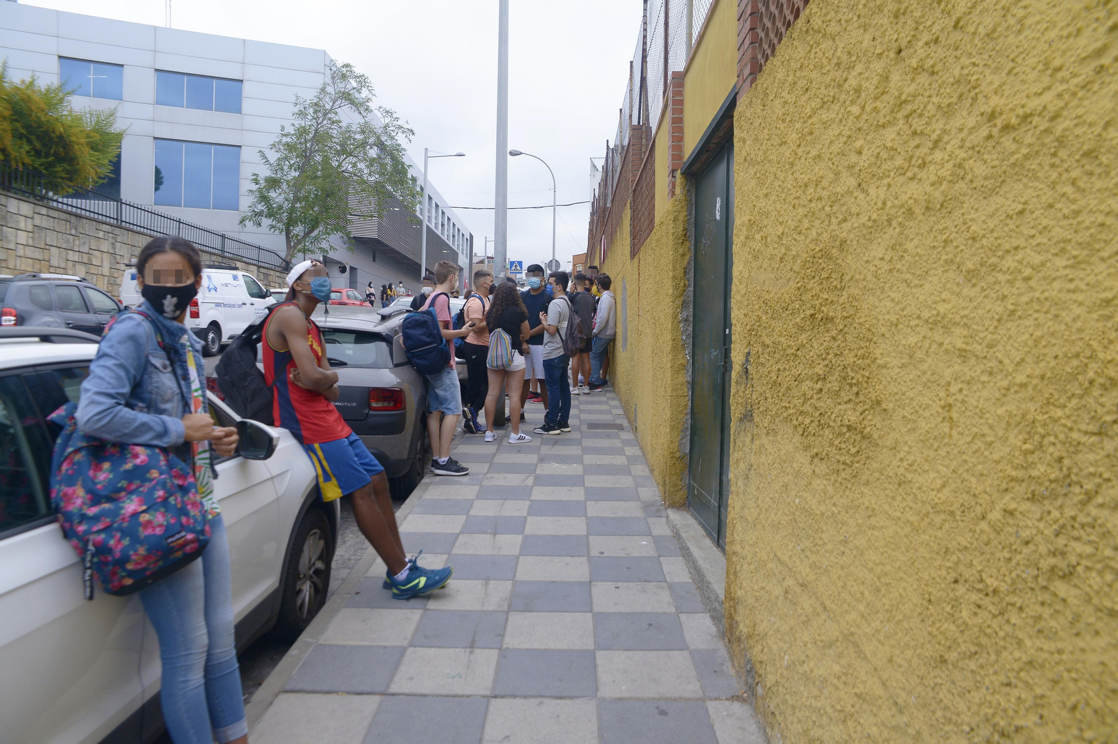 Fotos del primer dia de instituto en Algecrias
