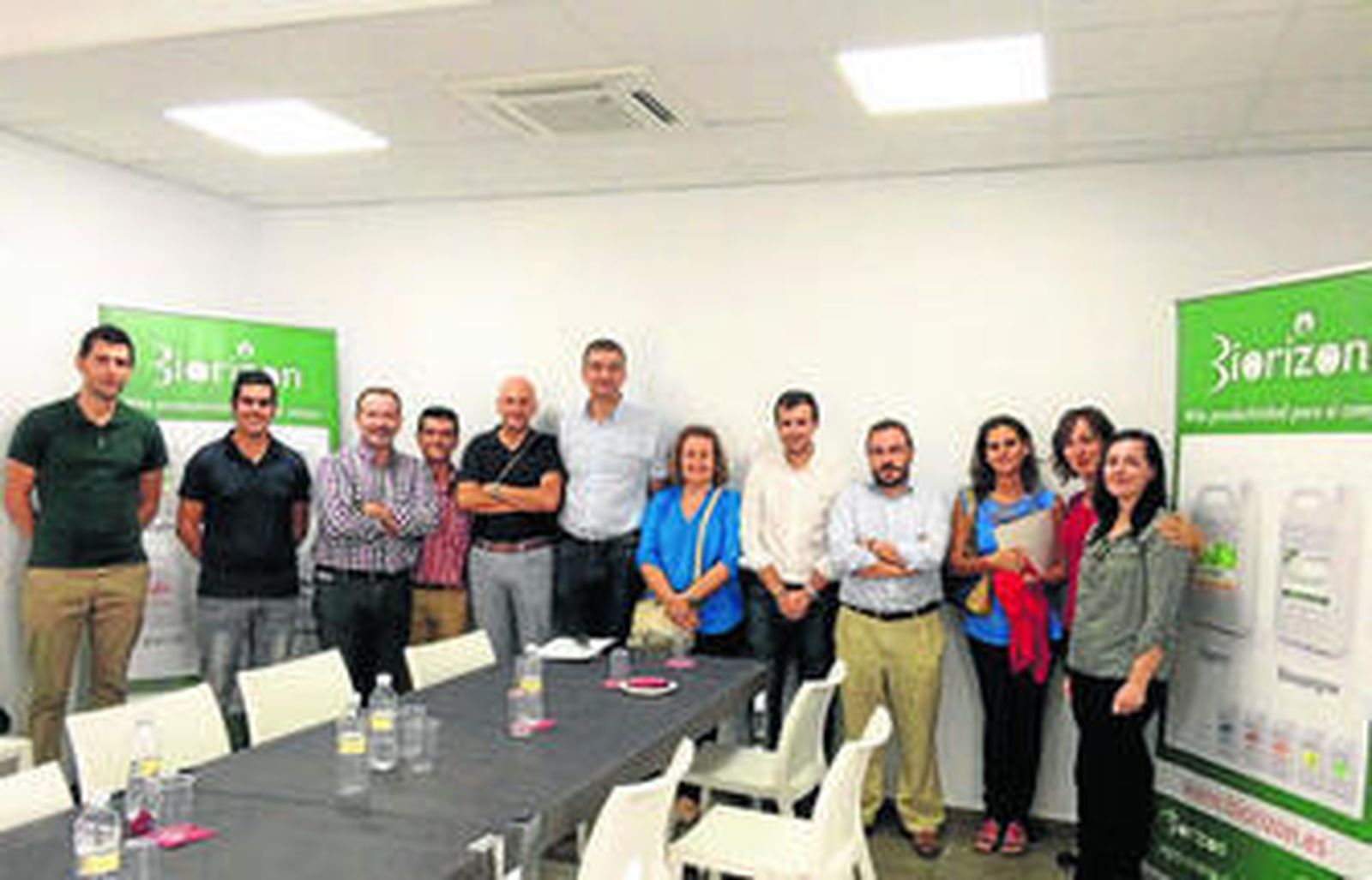 Miembros del proyecto Bacagro, en un encuentro de trabajo en las instalaciones de Biorizon Biotech, SL.