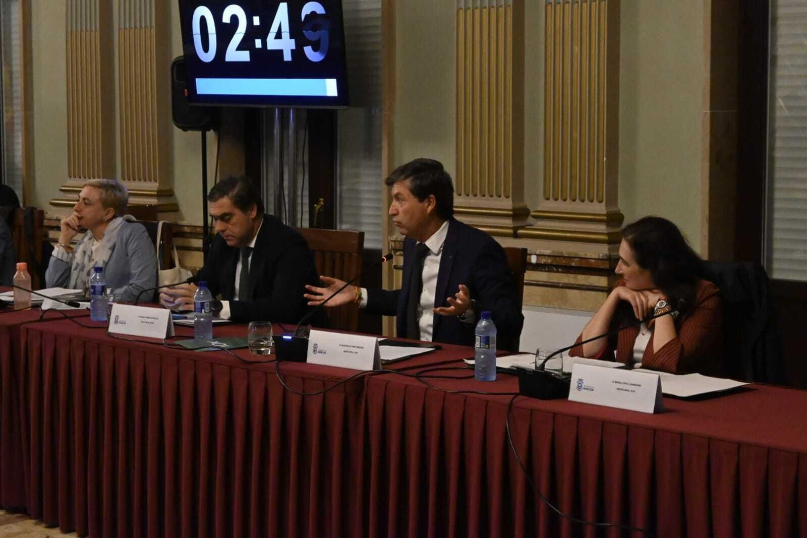 Wenceslao Font durante su intervención en el pleno
