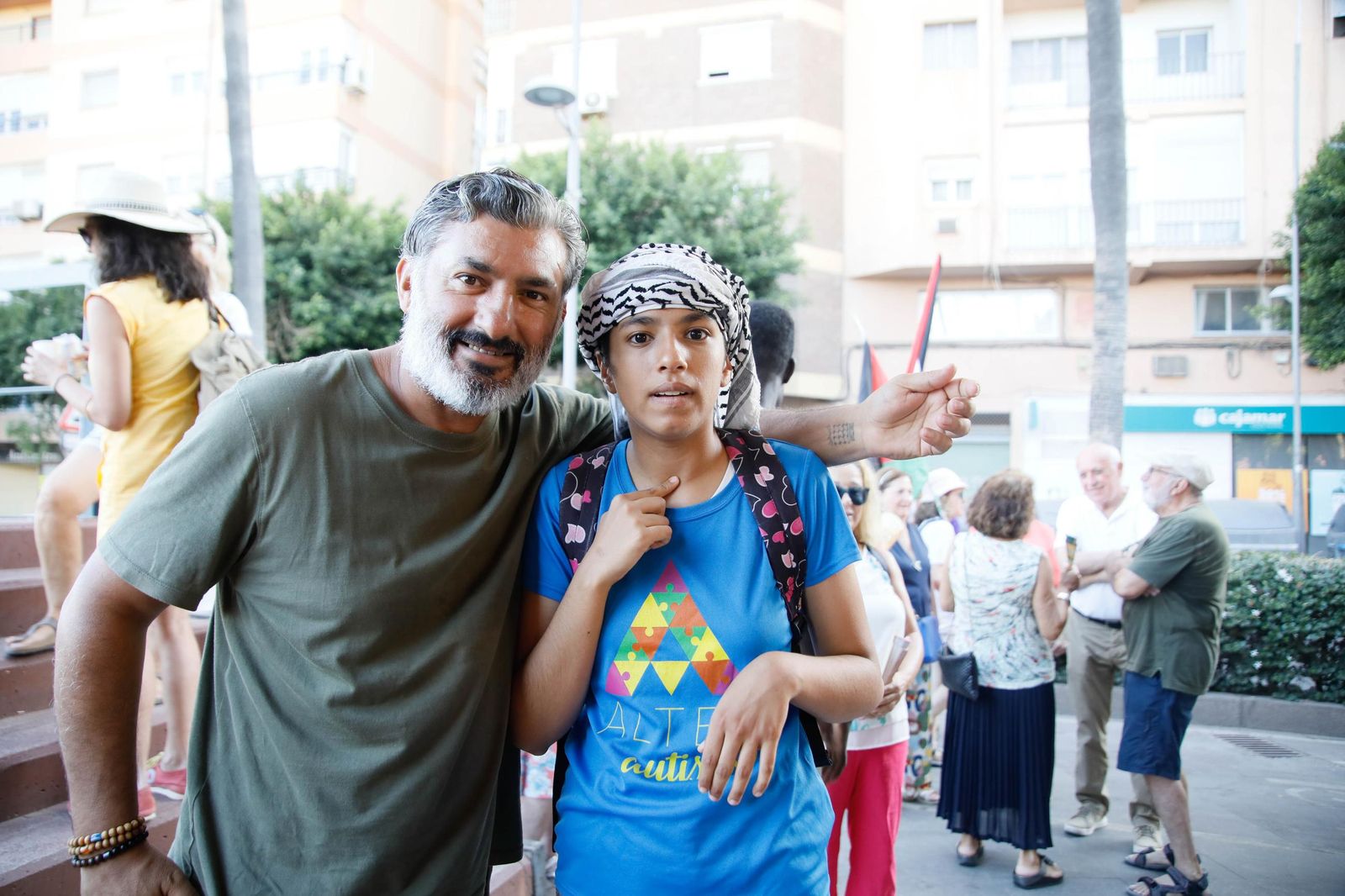 Imágenes de la manifestación en Almería por el genocidio en Palestina