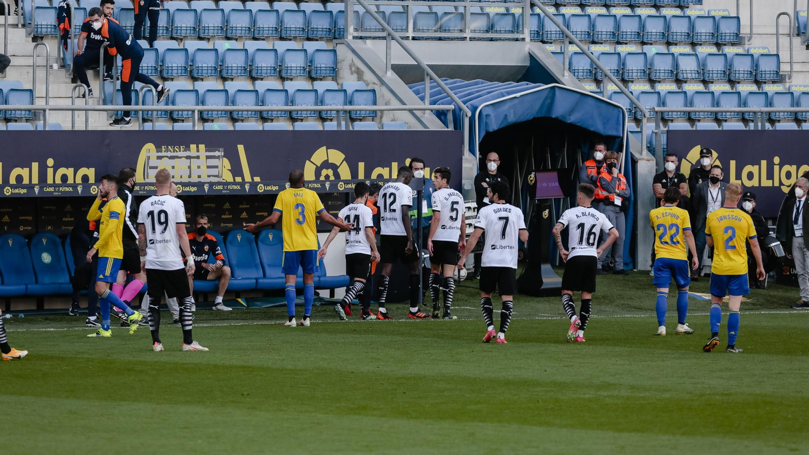 Las Imágenes del partido Cádiz-Valencia