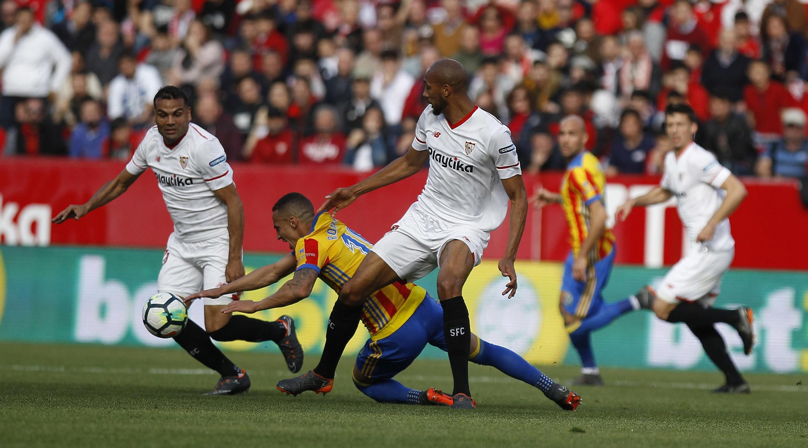 El Sevilla FC-Valencia, en imágenes