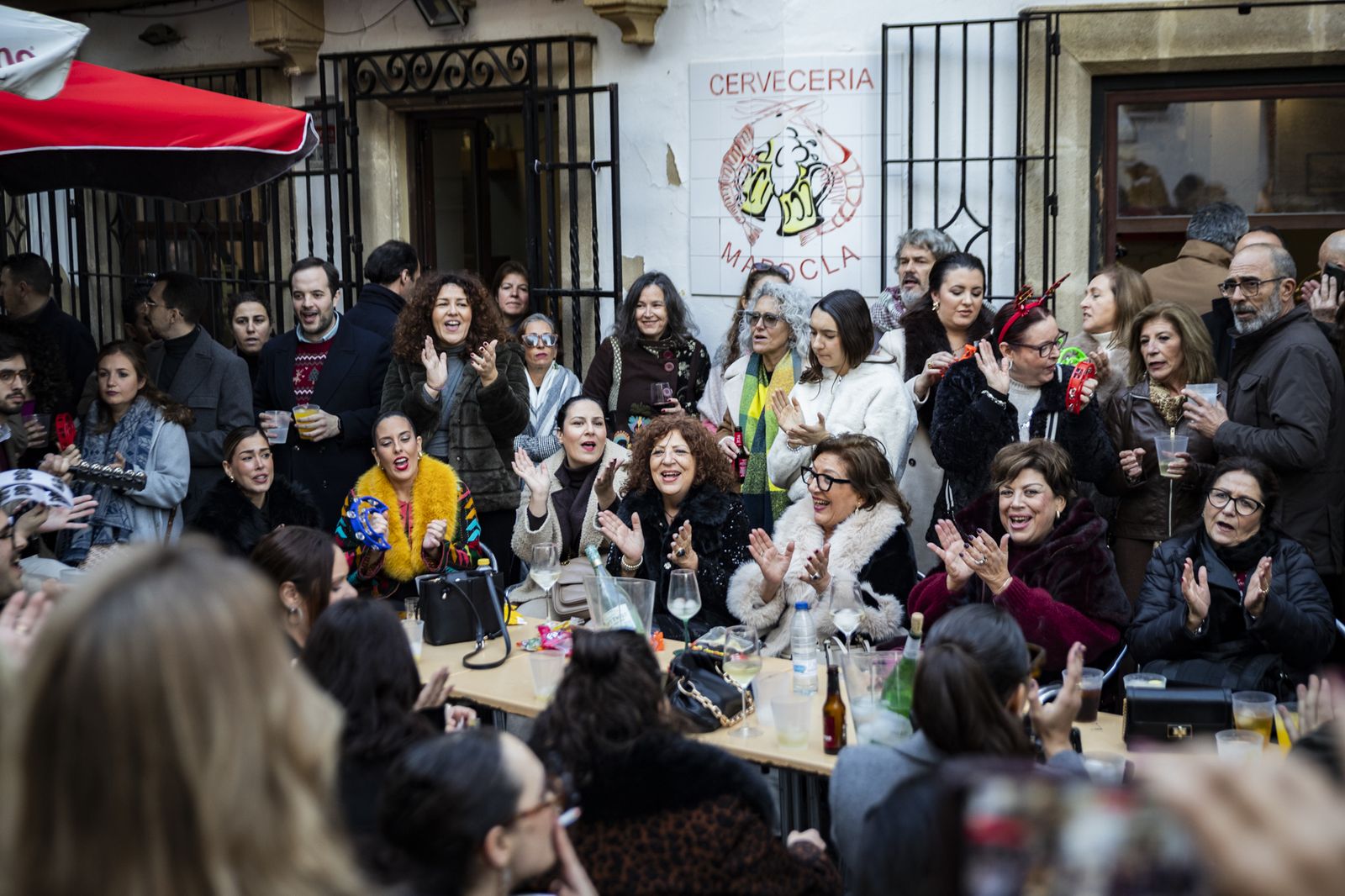 Imágenes del ambiente navideño del 24 de diciembre en Jerez