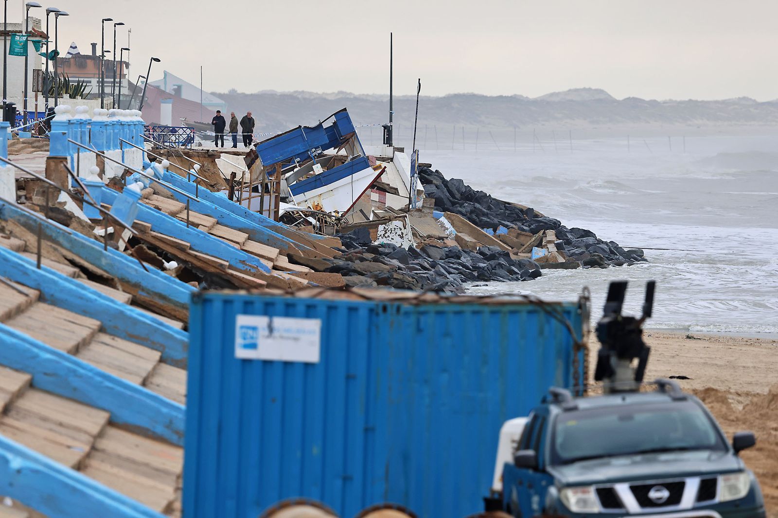 Las fotografías de los daños en Matalascañas