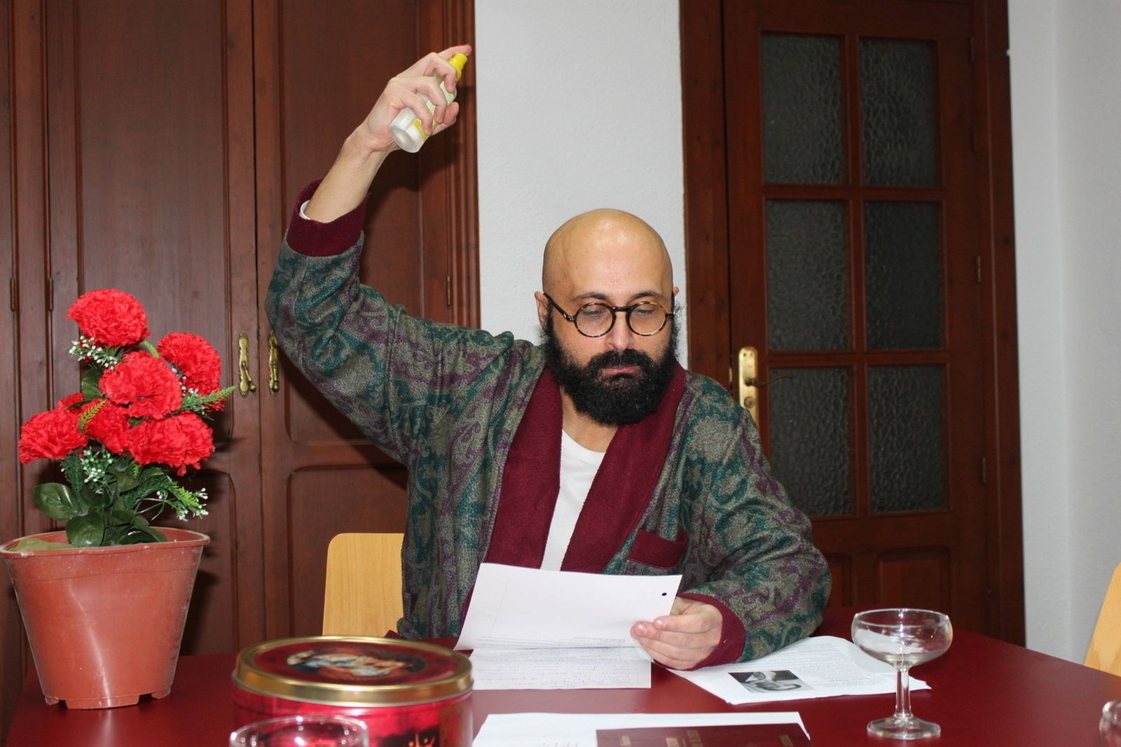 Francisco Escudero es el coordinador de la revista poética.