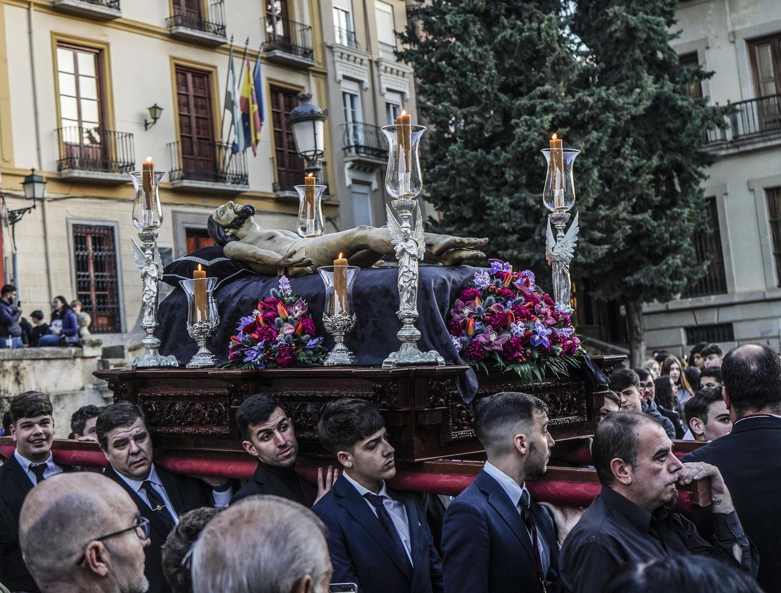 Así fue el vía crucis del Santo Sepulcro