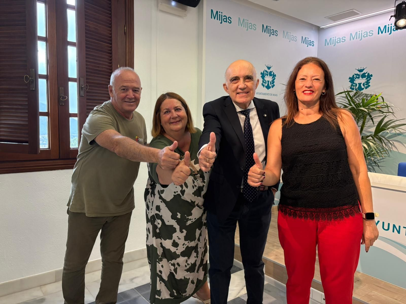 La presentación de la campaña en Mijas.