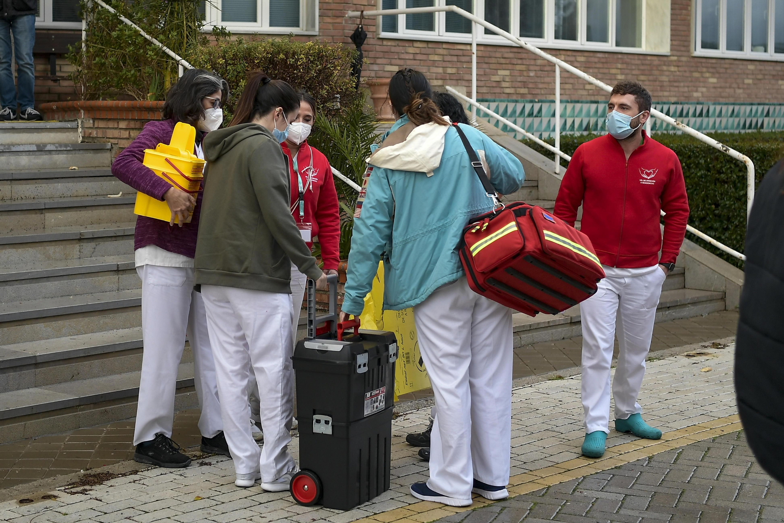 Fotos: segundo día de vacunas en Granada