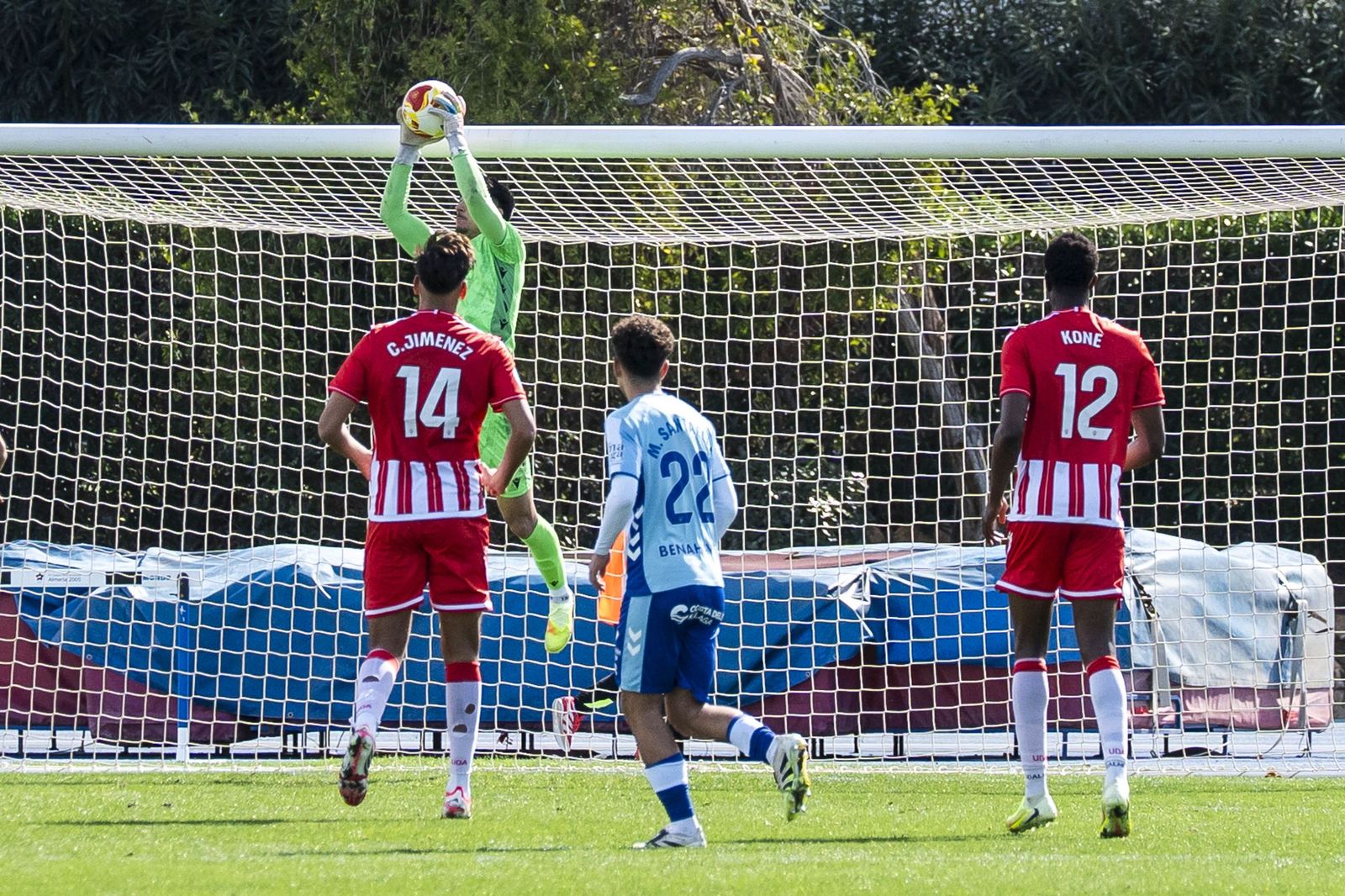 Las imágenes del Almería B y Atlético Malagueño en el Anexo de los Juegos Mediterráneos