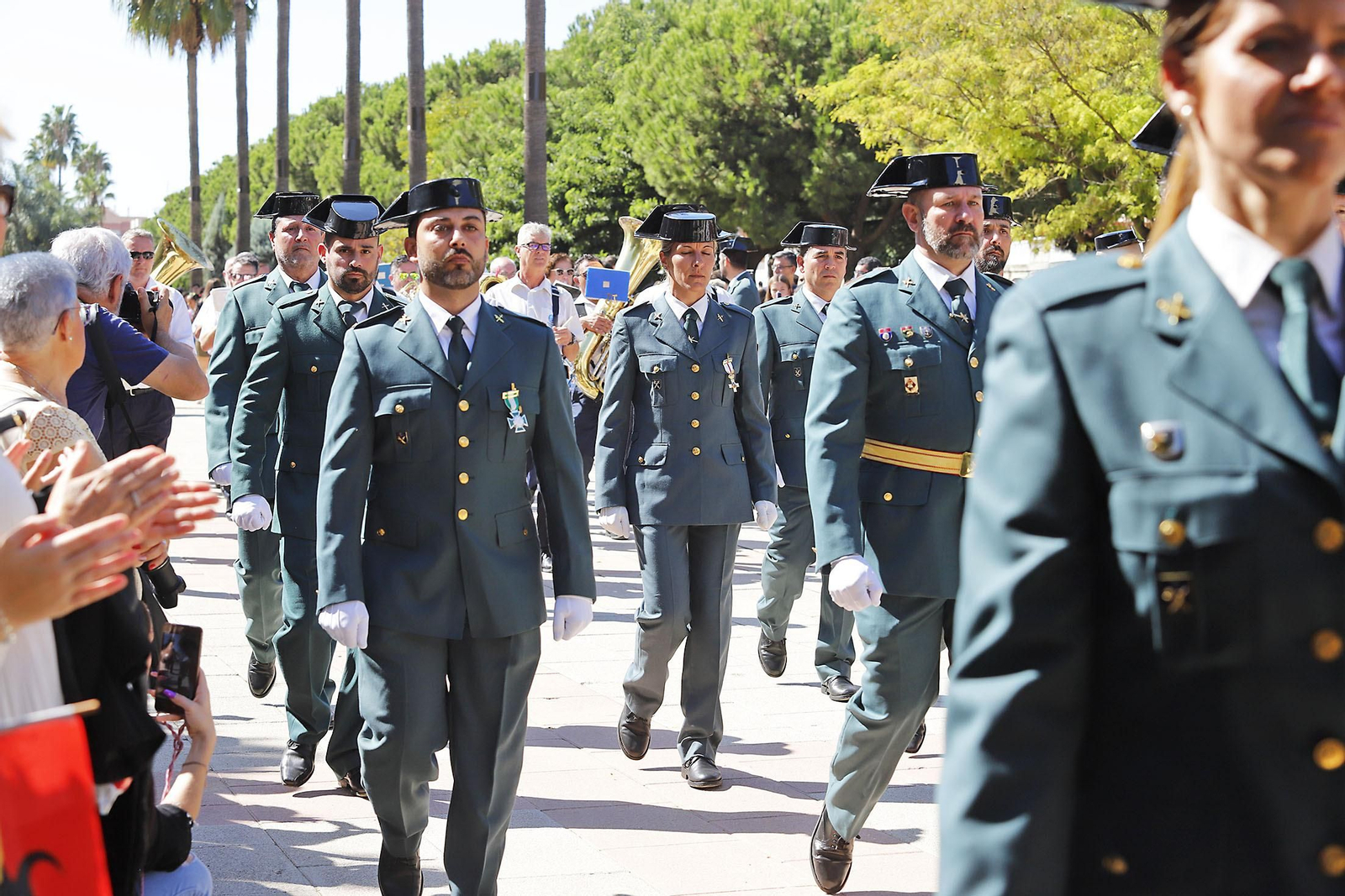 Imágenes de los actos de la Guardia Civil  en Huelva 12 de octubre, Día del Pilar
